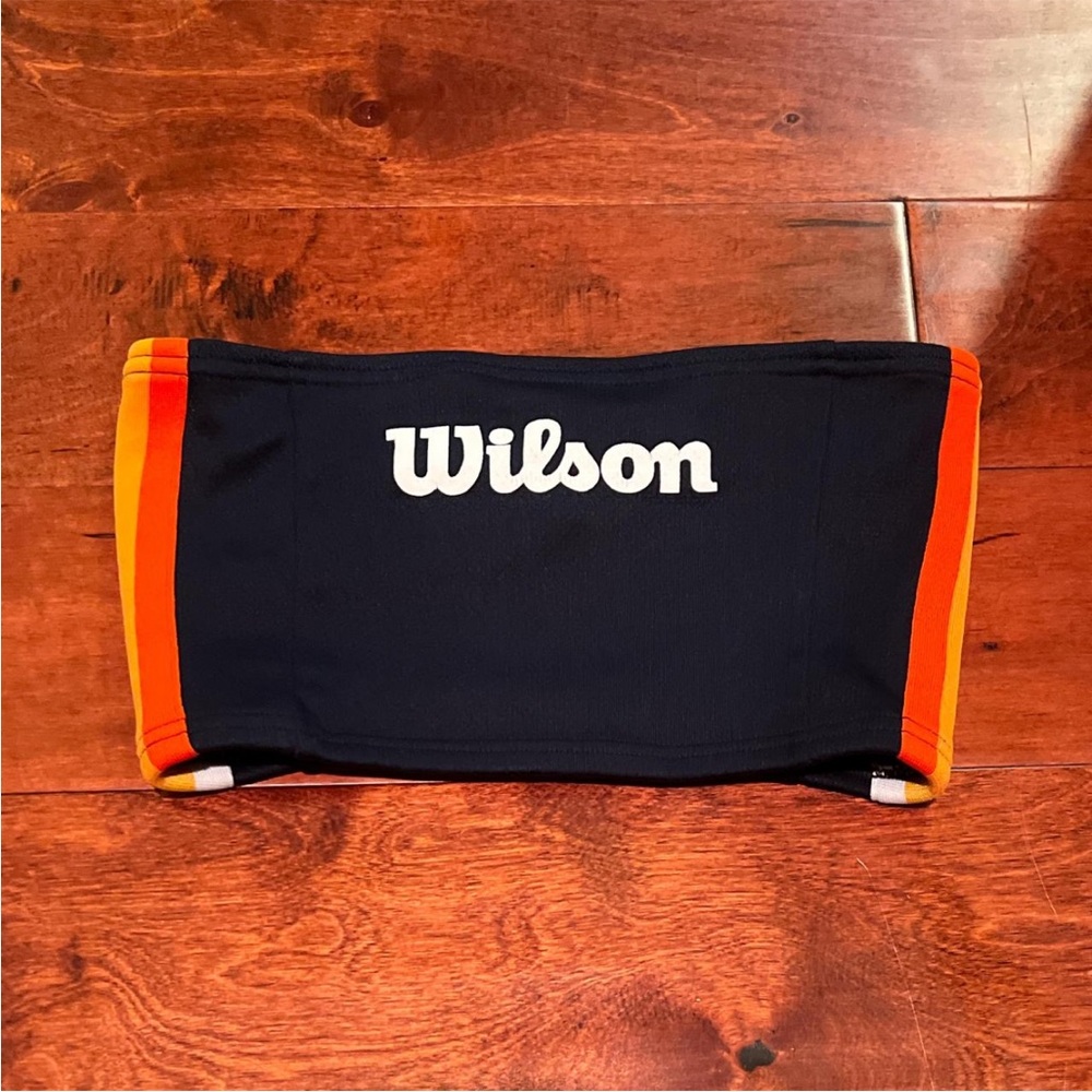 Wilson Black and Orange Crop Top